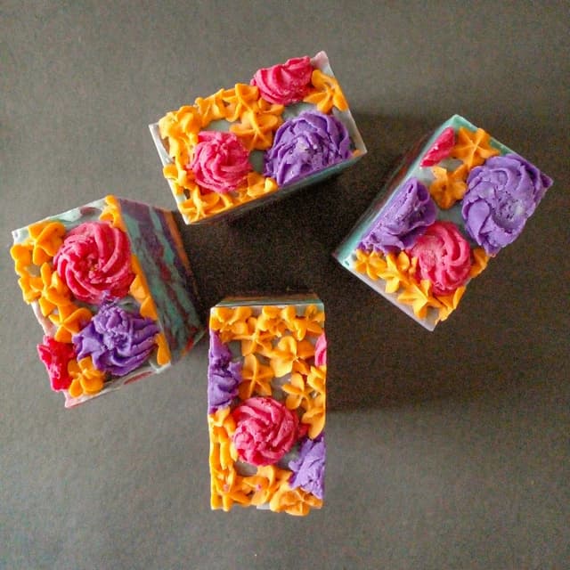 Flower Garden Aleo Vera Artisan Soap
