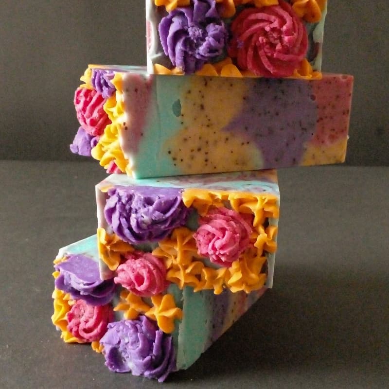 Flower Garden Aleo Vera Artisan Soap