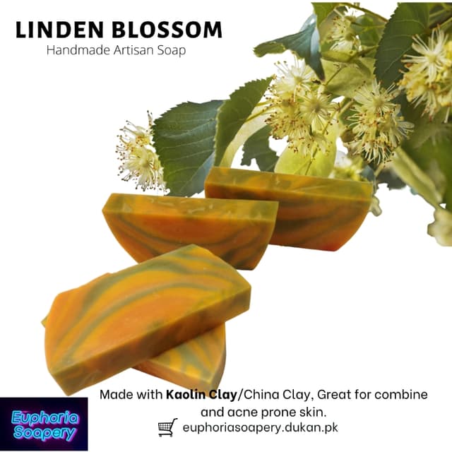 Clay cleansing bar Linden Blossom