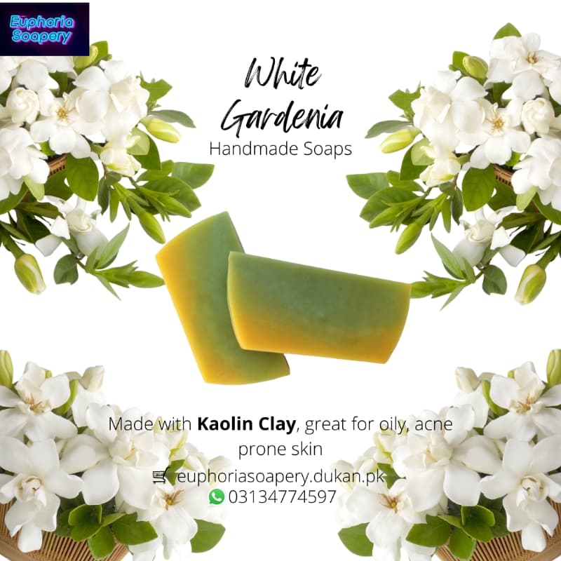 White Gardenia Clay Cleansing Artisan Soap
